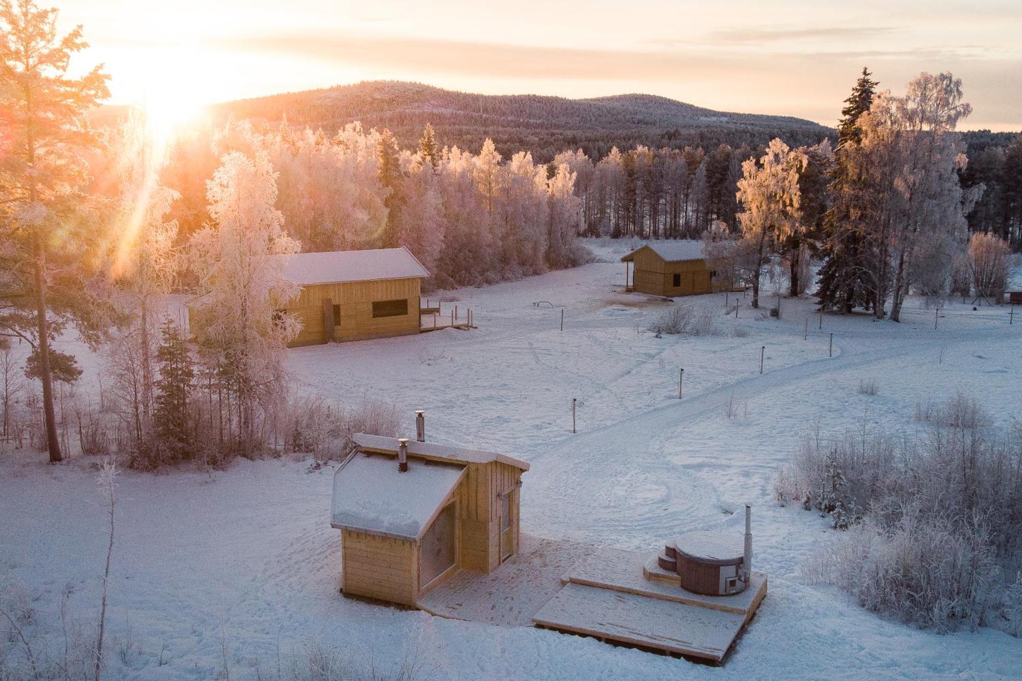 Blueberry Lodge 5 Personnes Mjolan Esterno foto